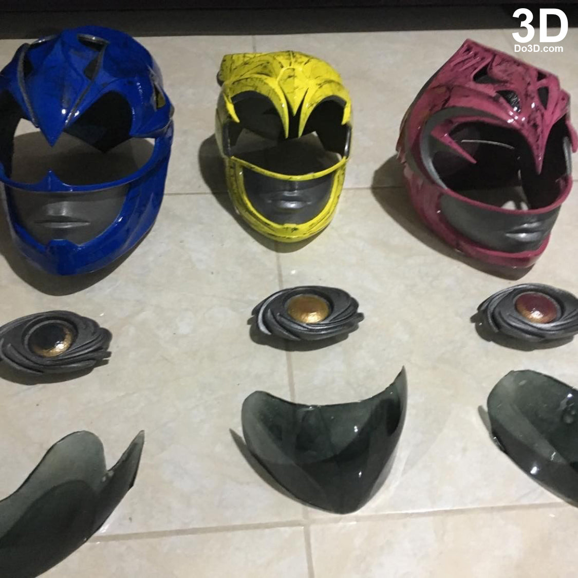Blue Ranger 2017 Helmet Power Ranger | 3D Printable Model Project #1681