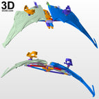 Green Goblin Glider Hover Board | 3D Printable Model Print File #GG09