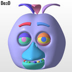 Bundle of Chica Helmet and Mr. Cupcake FNAF | 3D Printable Model File #CM55