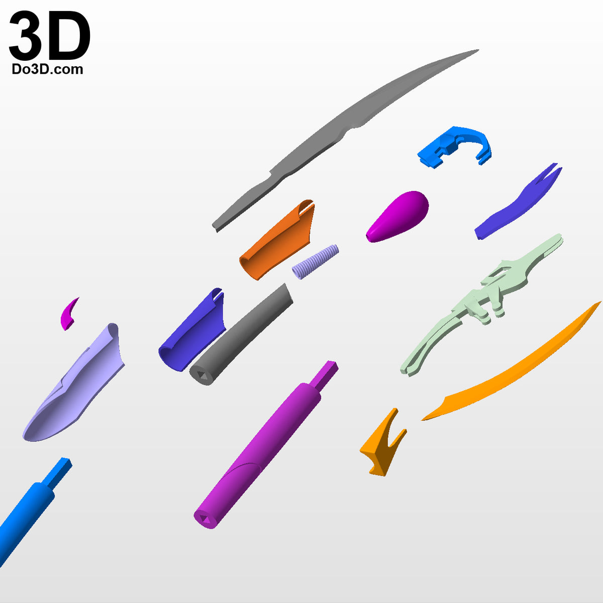3D Printable Model: Loki Chitauri Scepter Staff Weapon | File Format: STL #2462