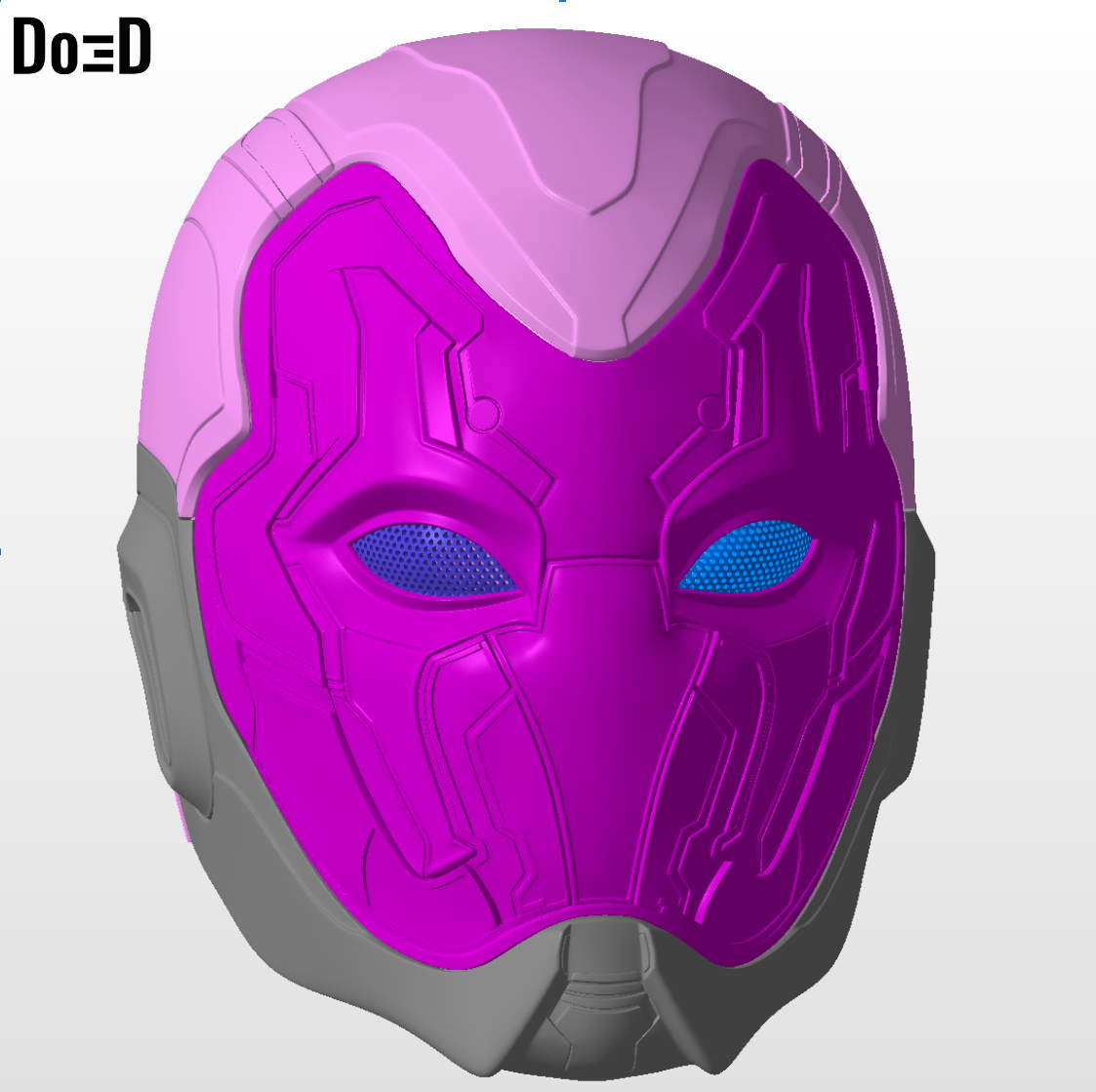 Blue Beetle Helmet V2 | 3D Printable Model STL File #B42