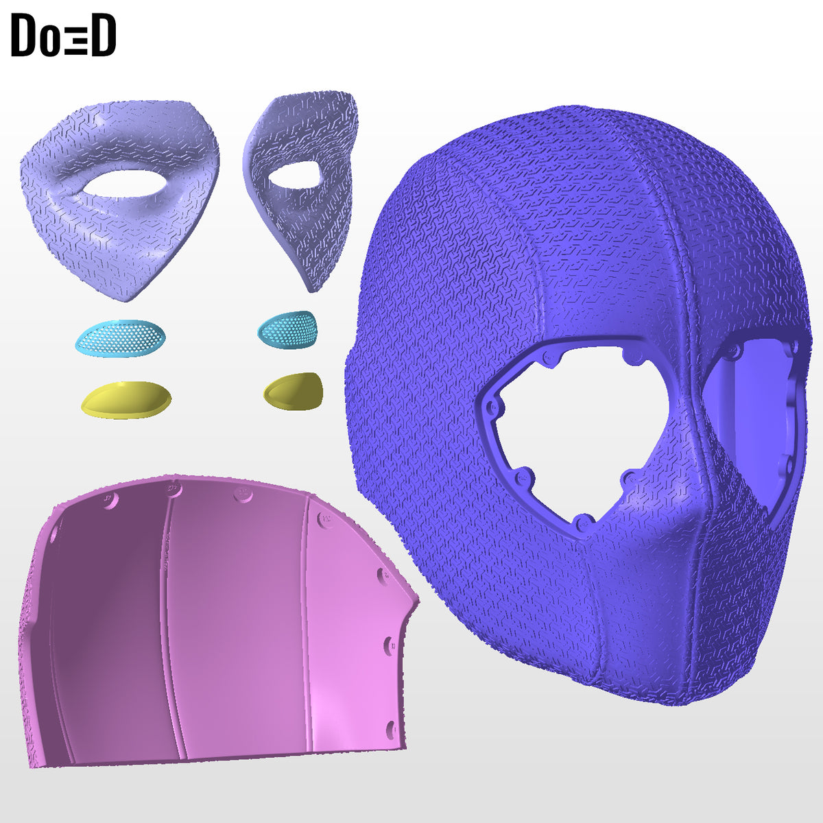 Atom Smasher Black Adam Helmet | 3D Printable Model STL File #A781