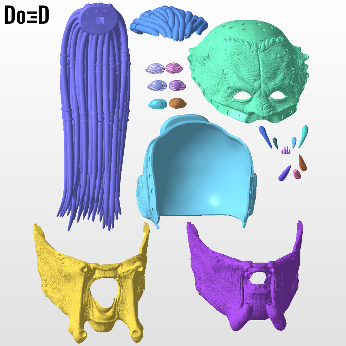 Dek Predator Badlands Full Body Cosplay 3D Printable Model STL #D1211