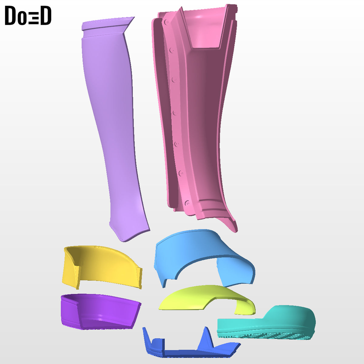 Superman 2025 Full Suit Chest Forearm Belt Boots | 3D Print Model #SL19