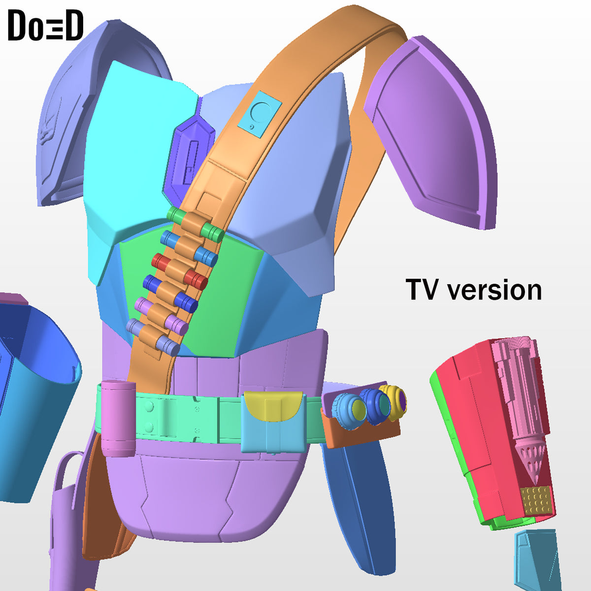 The Mandalorian & Grogu Full Body Armor Set | 3D Model Project #6270