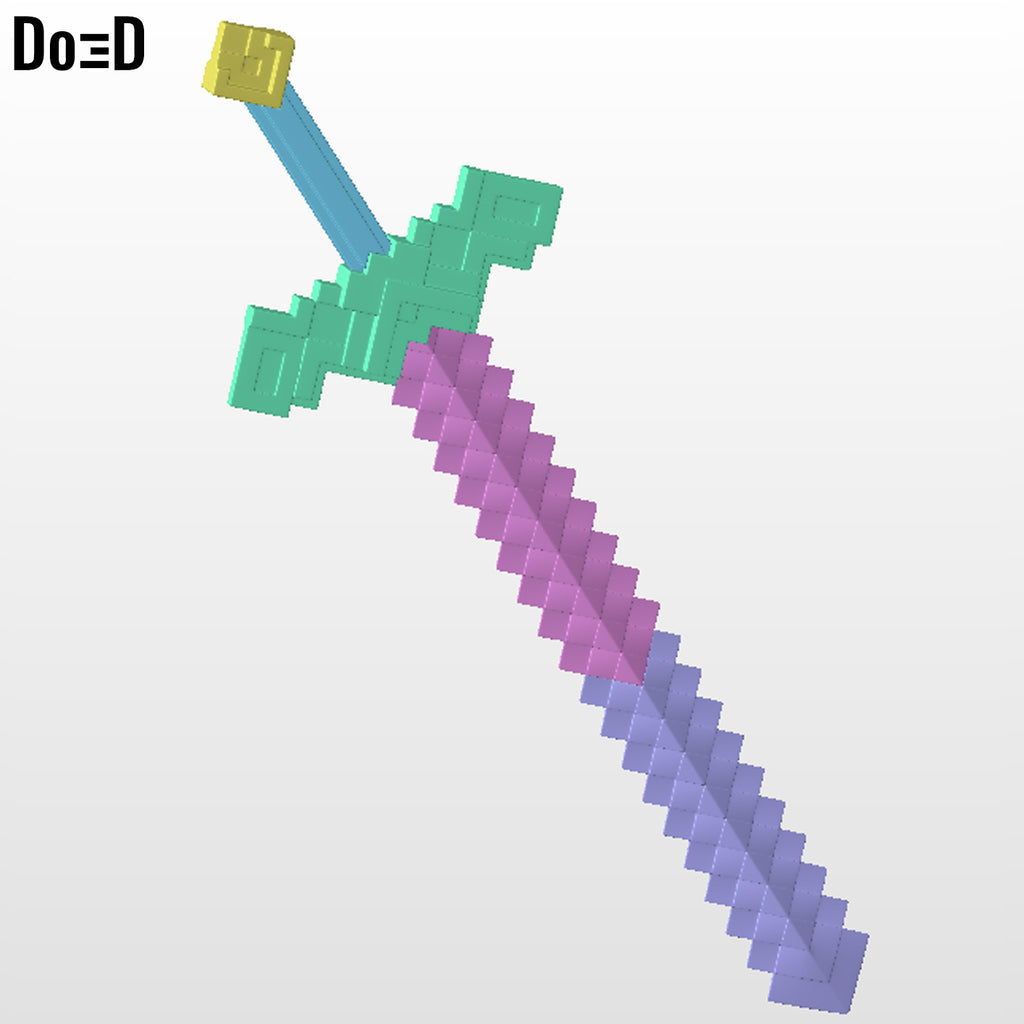 Sword Minecraft Movie | 3D Printable Model STL File #MS22