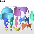 Bundle: Deadpool & Headpool Modular Helmet Pack 3D Printable Model STL File #HH3