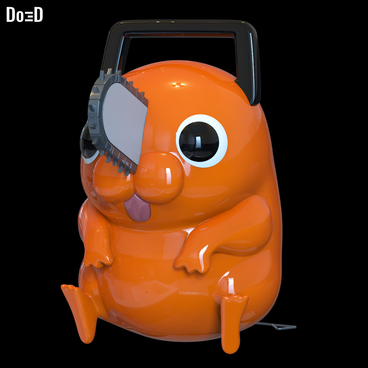 Pochita Popcorn Bucket Container from Chainsaw Man 3D Printable Model STL #PB722