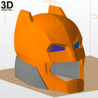 Armored Batman Helmet from BVS DOJ | 3D Printable Model Print File STL #B44