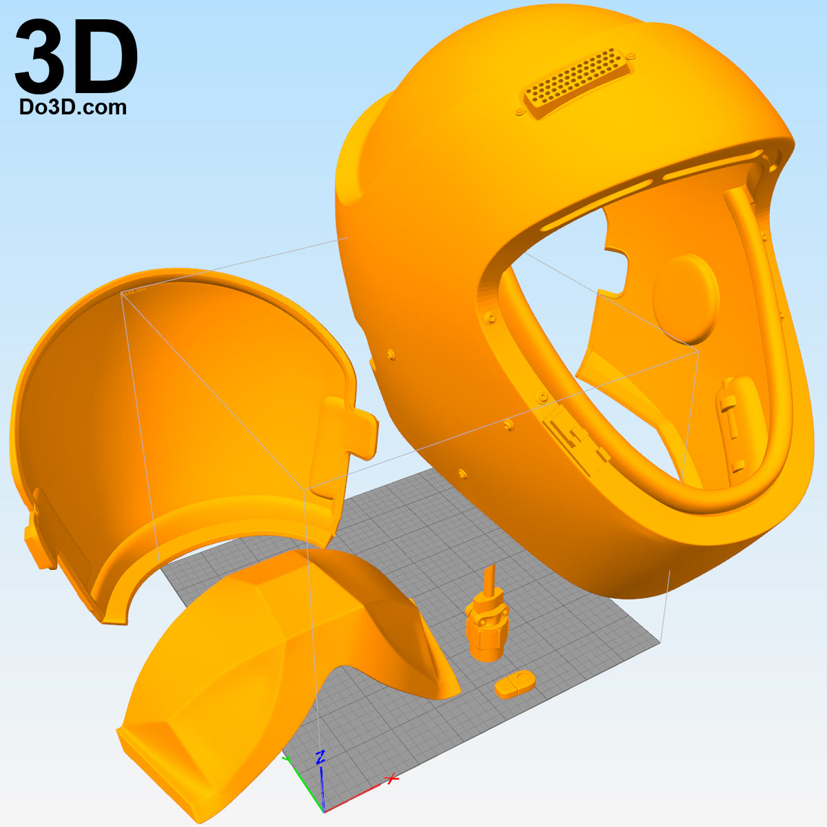 Star Wars Y-Wing Pilot Helmet | 3D Model Project #2723