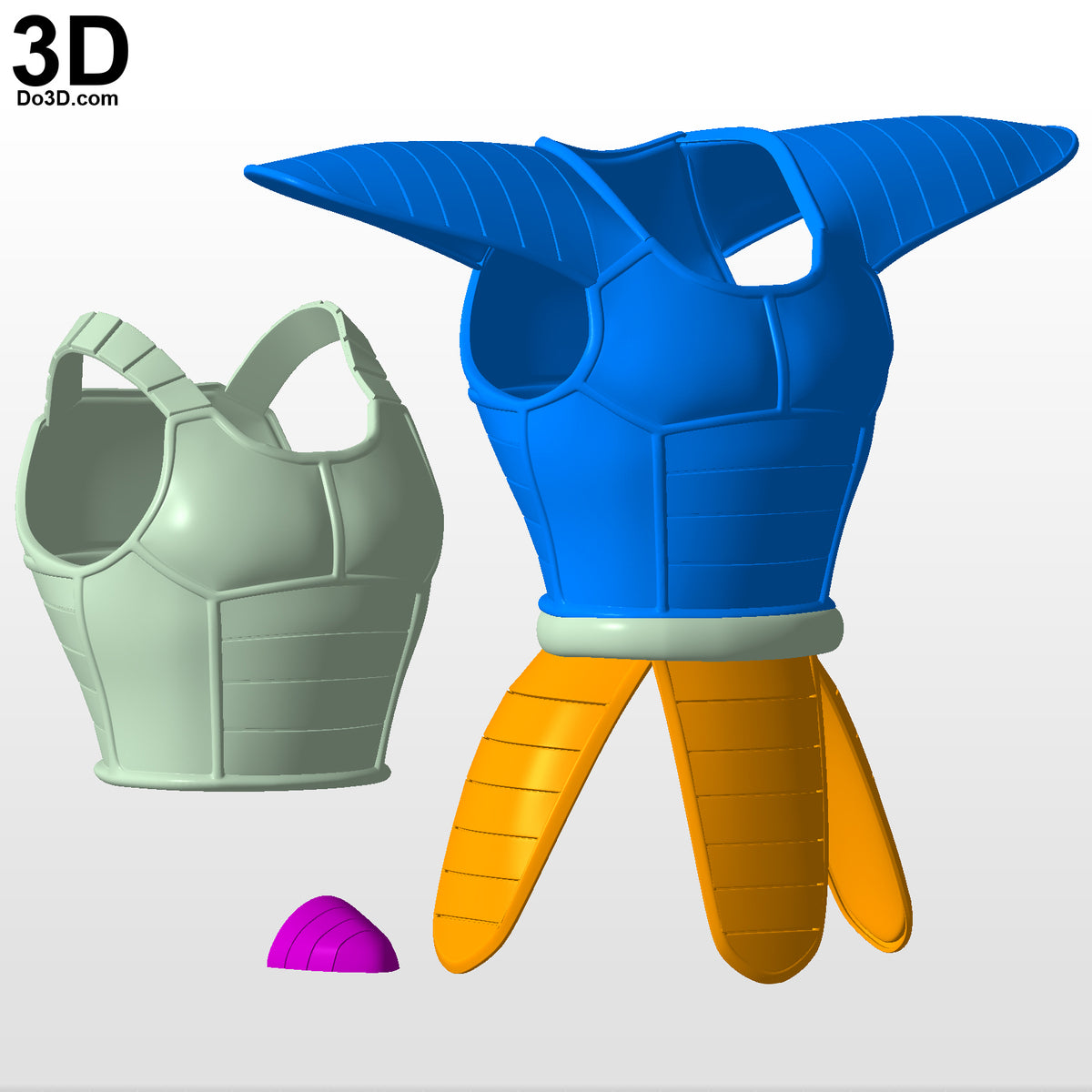 Vegeta Super Saiyan SS Goku Armor Dragon Ball Z STL Files | Do3D Plus