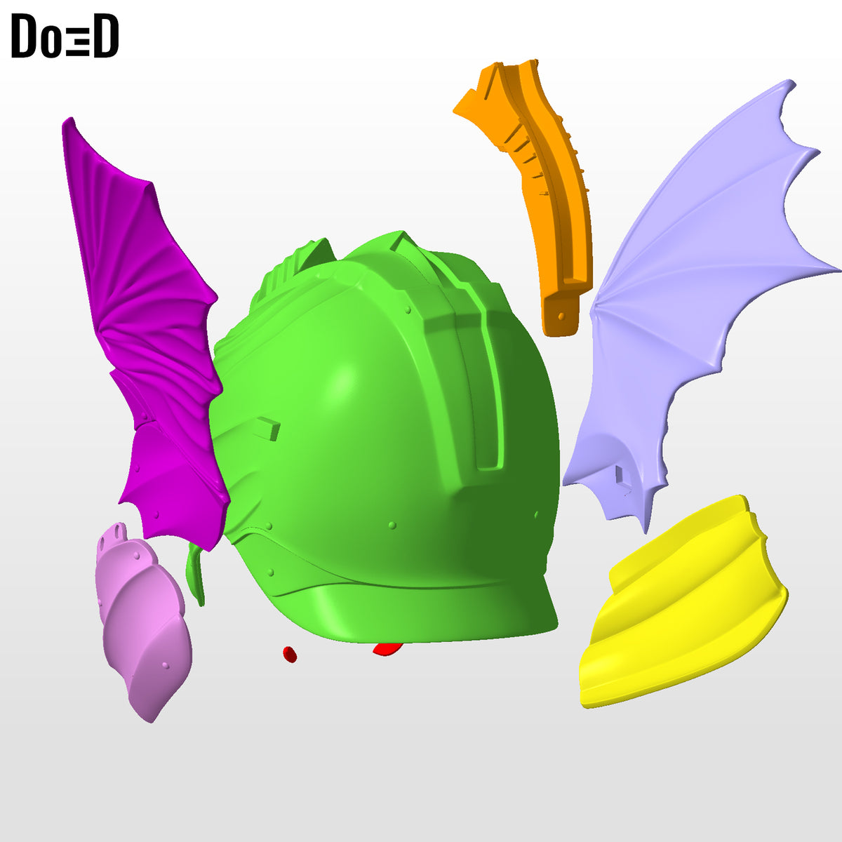 Daemon Targaryen Helmet House of the Dragon HBO Max 3D Printable Model STL #262H