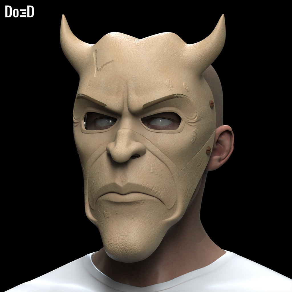 The Grabber Mask from The Black Phone Swappable Smiling Frowning No Mouth #GBP12