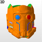 Star Lord Helmet Star-Lord Guardians of The Galaxy | 3D Printable Model #N30