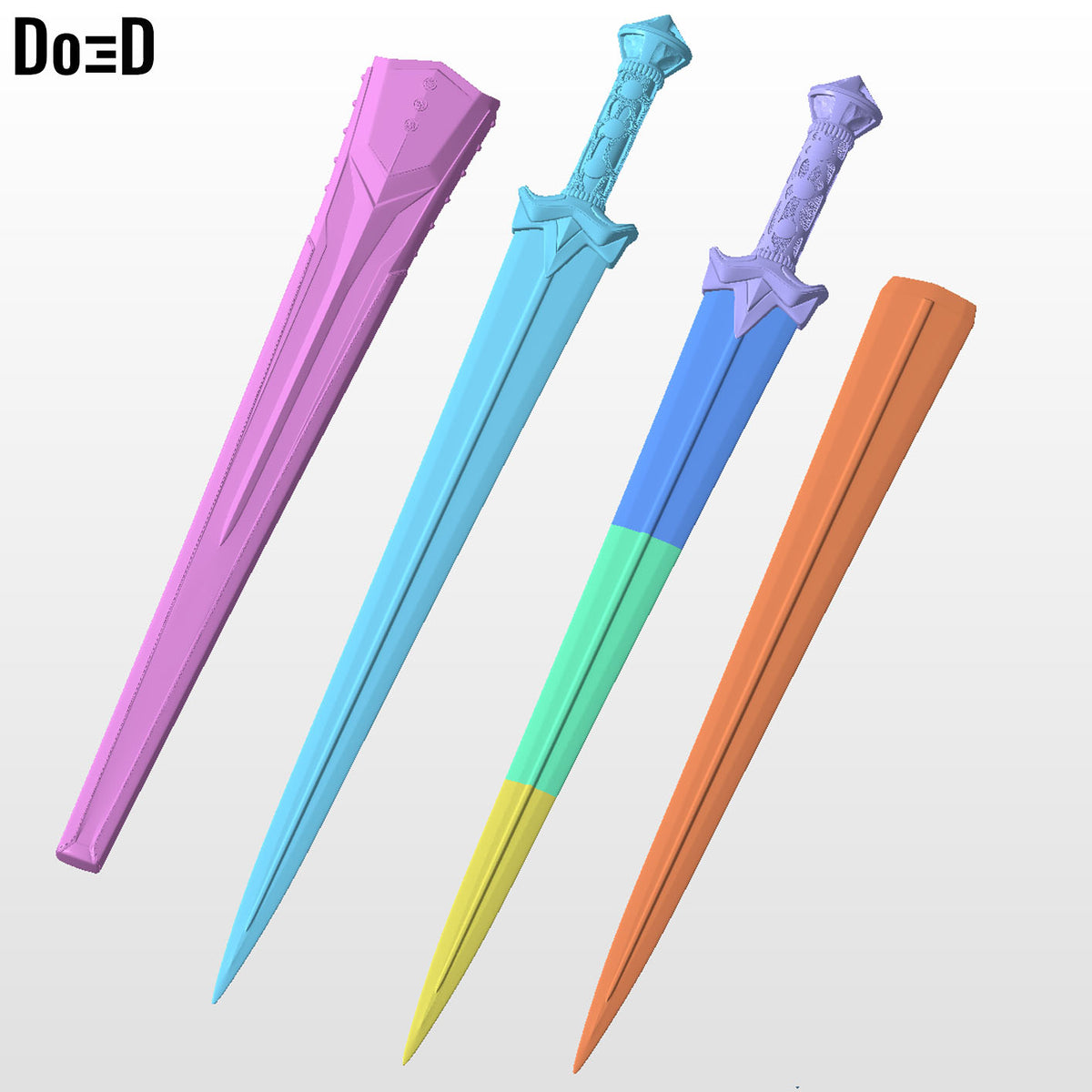 Agamemnon Full Suit: Helmet + Sword + Armors 3D Printable Model STL File #A735