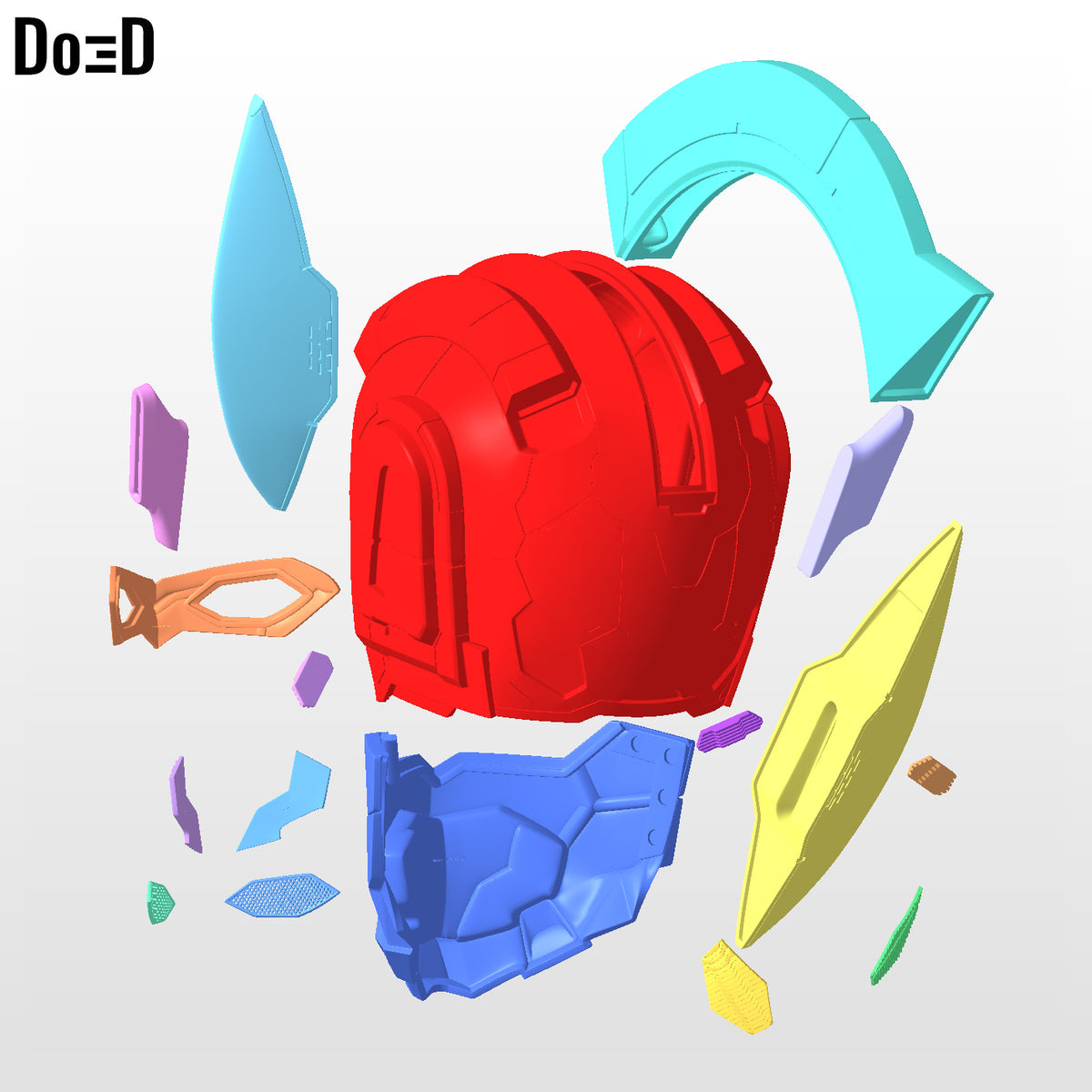 Taro Helmet Ultraman Netflix for Cosplay | 3D Printable Model STL File #T421