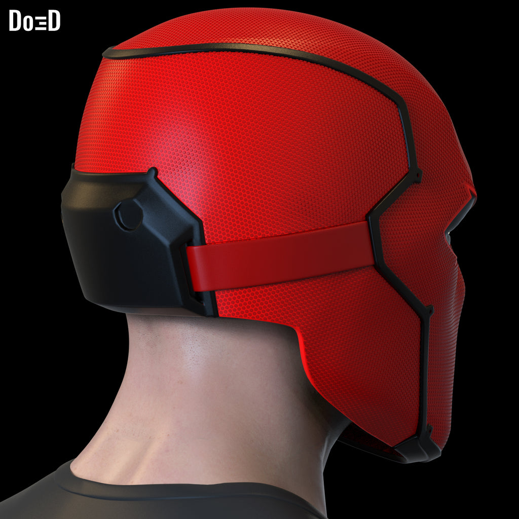 Red Hood Gotham Knights Helmet | 3D Printable Model Print File STL #R21