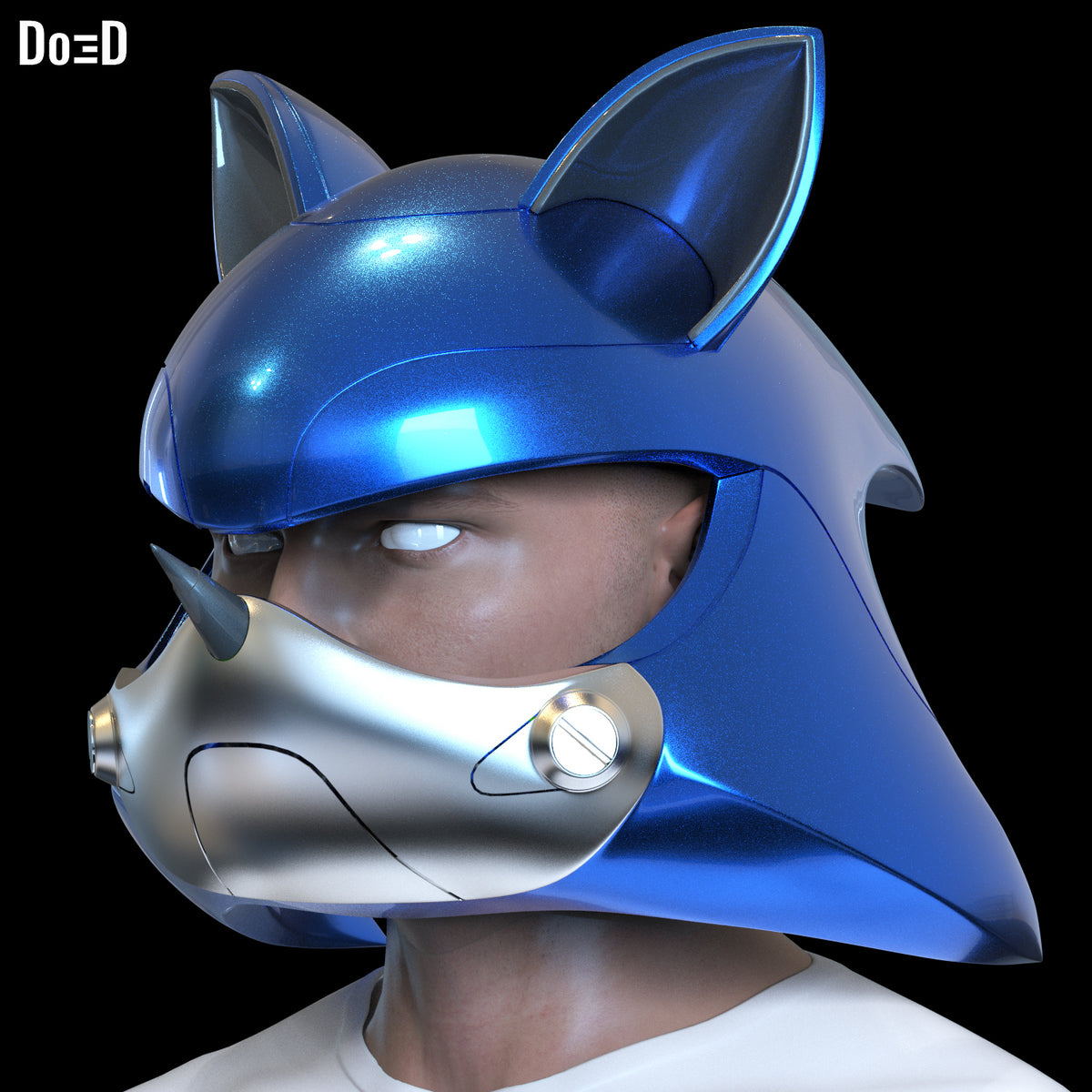 Metal Sonic 3 Helmet | 3D Printable Model #MS100