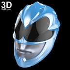 Power Rangers 2017 Red Blue Black Yellow Pink 3D Helmet Model Project #1819