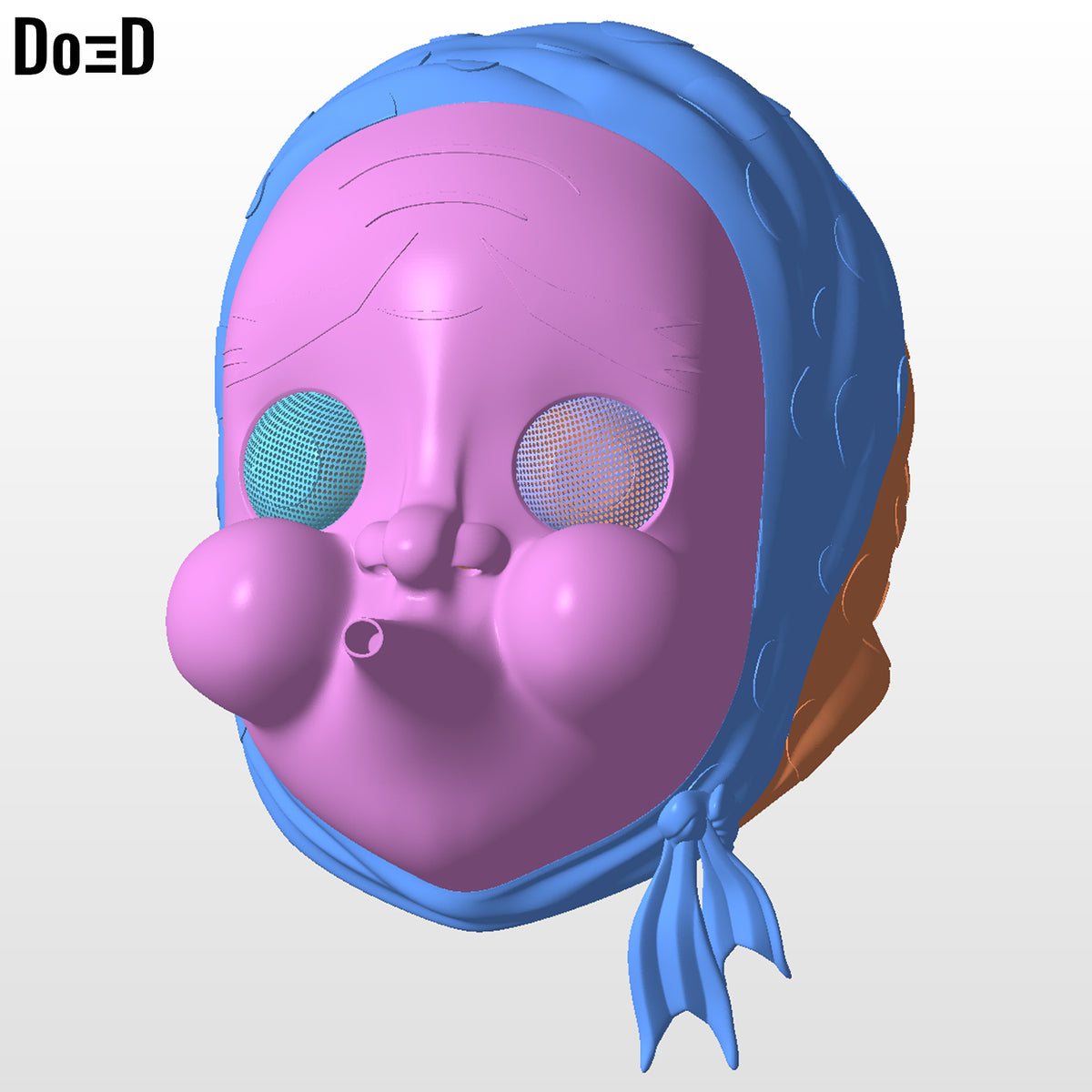 Hotaru Haganezuka Swordsmith Helmet Mask Demon Slayer | 3D Model #HHS362