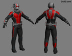 Ant-man Classic Armor Suit Hard Pieces and Piping Only | 3D Printable Model #313