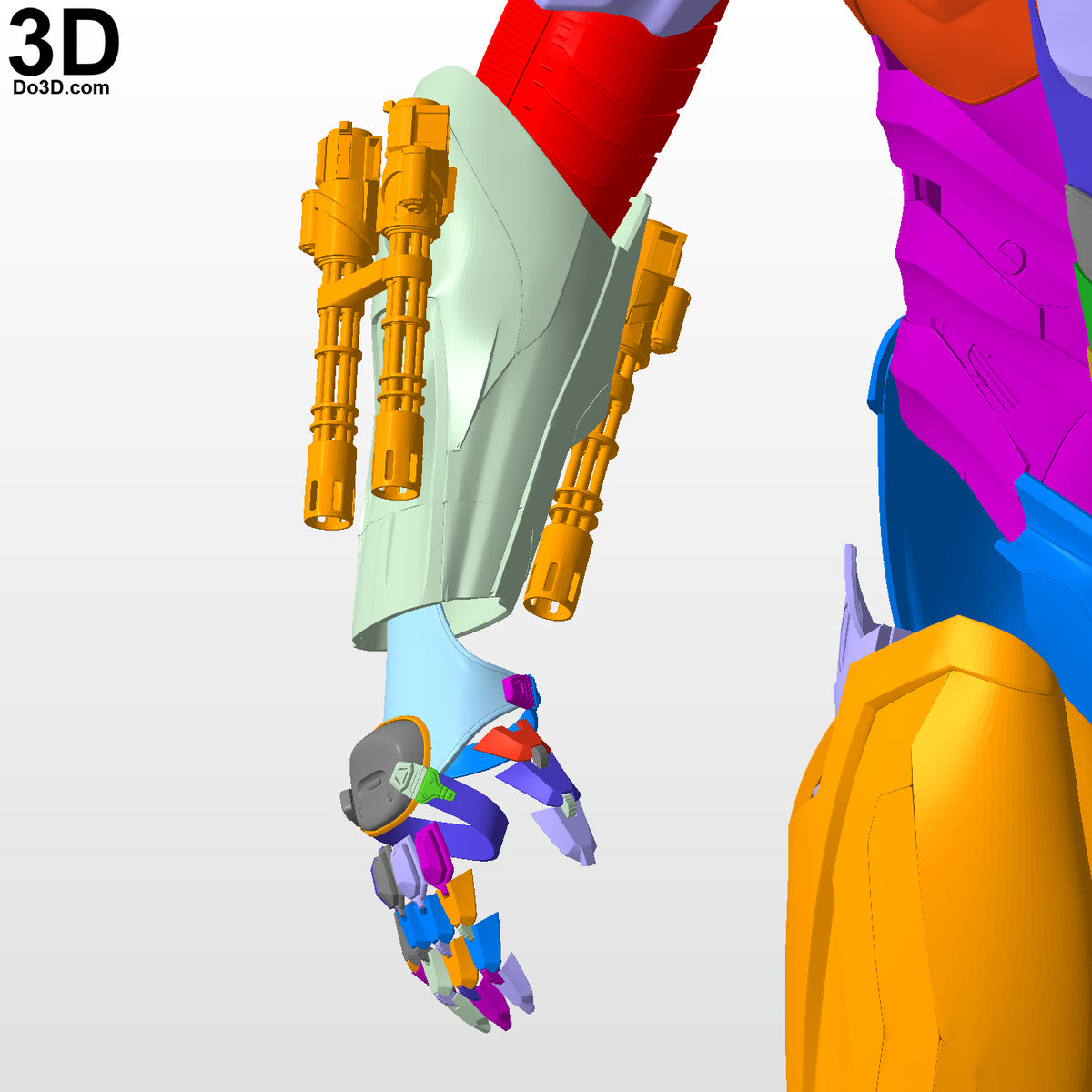 DMK-1 Armor Robot Suit Design Concept | 3D Printable Model STL File DMK1 #2972