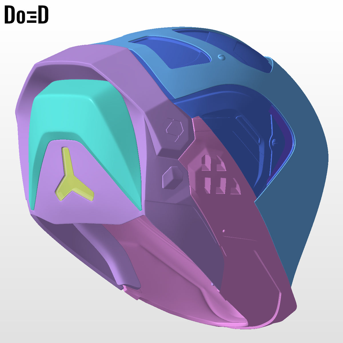 Tron Ares Light Cycle + Helmet | 3D Printable Model #LC923