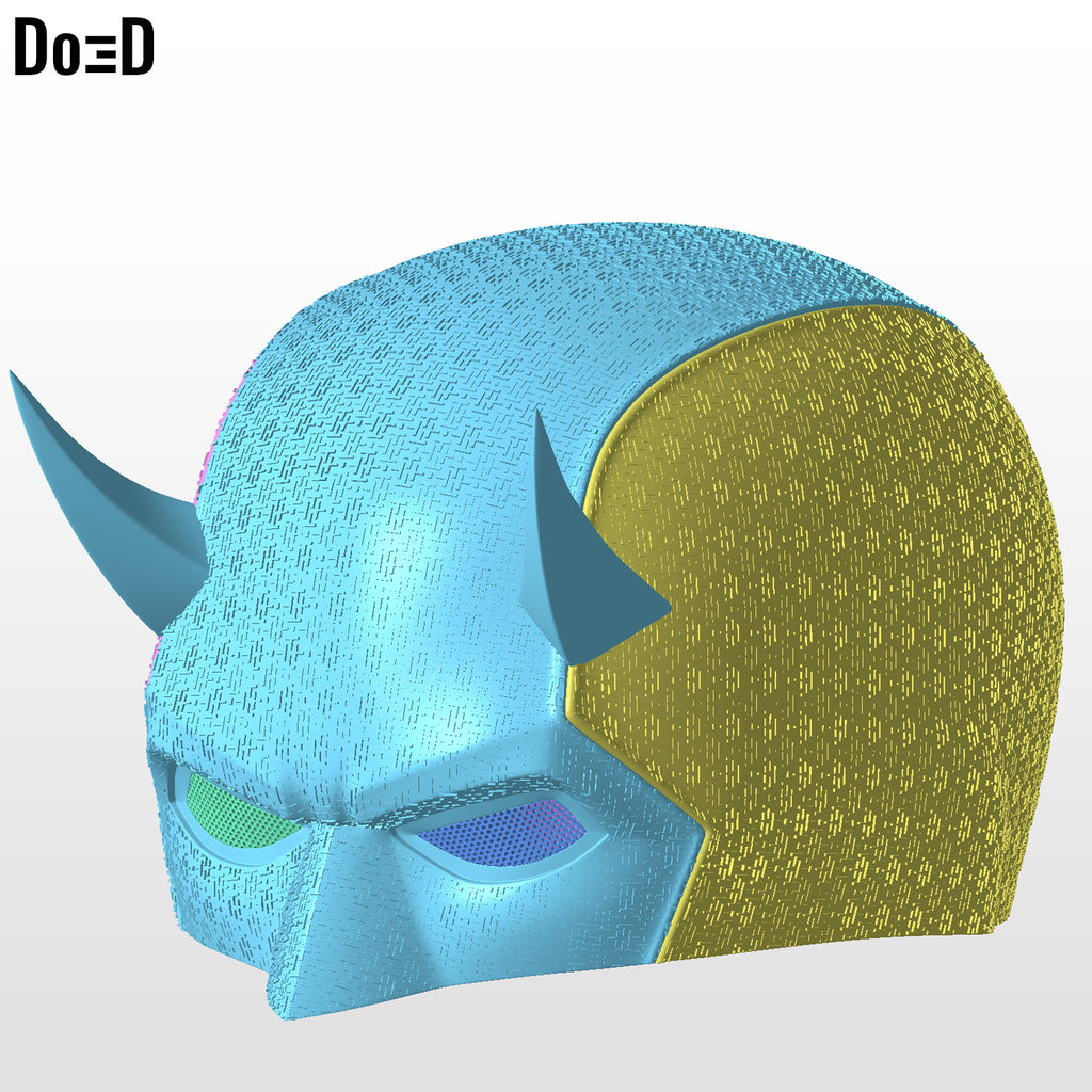 Elektra Daredevil Female Helmet | 3D Printable Model Print File STL #ED92