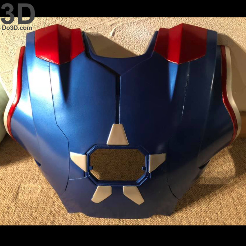 Iron Man Patriot Armor Suit Classic | 3D Printable Model Project #36