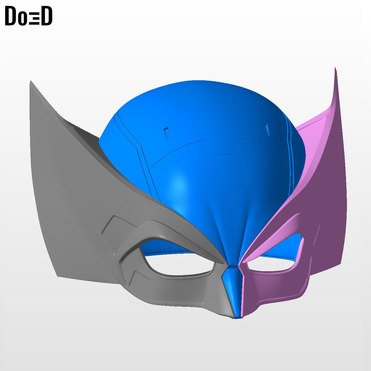 X-Men Wolverine Classic Helmet Mask Cowl  | 3D Printable Model #896