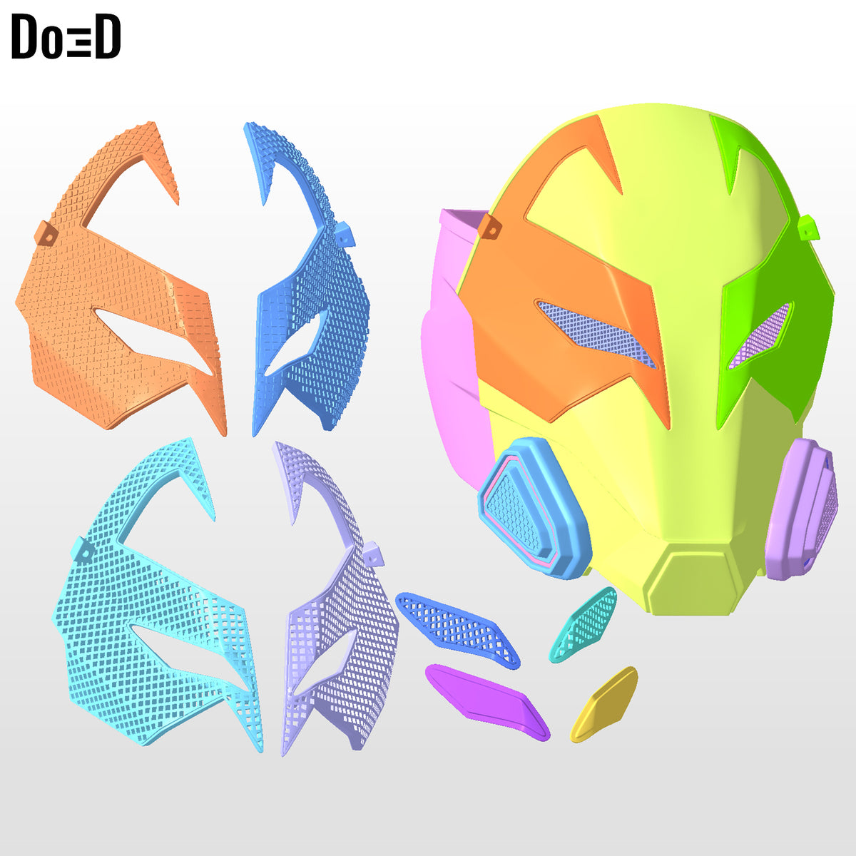 Prowler Shell Spider-Man Across the Spider-Verse Helmet 3D Printable STL File #2