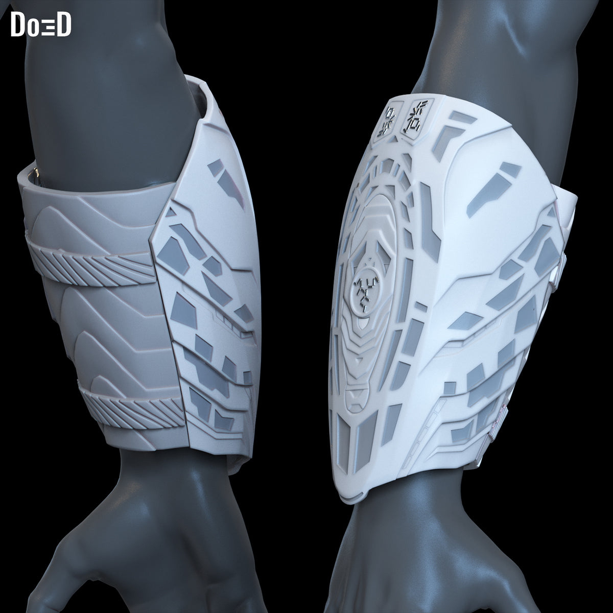Gauntlet Right Predator Badlands Dek 3D Printable Model STL File #PDD12