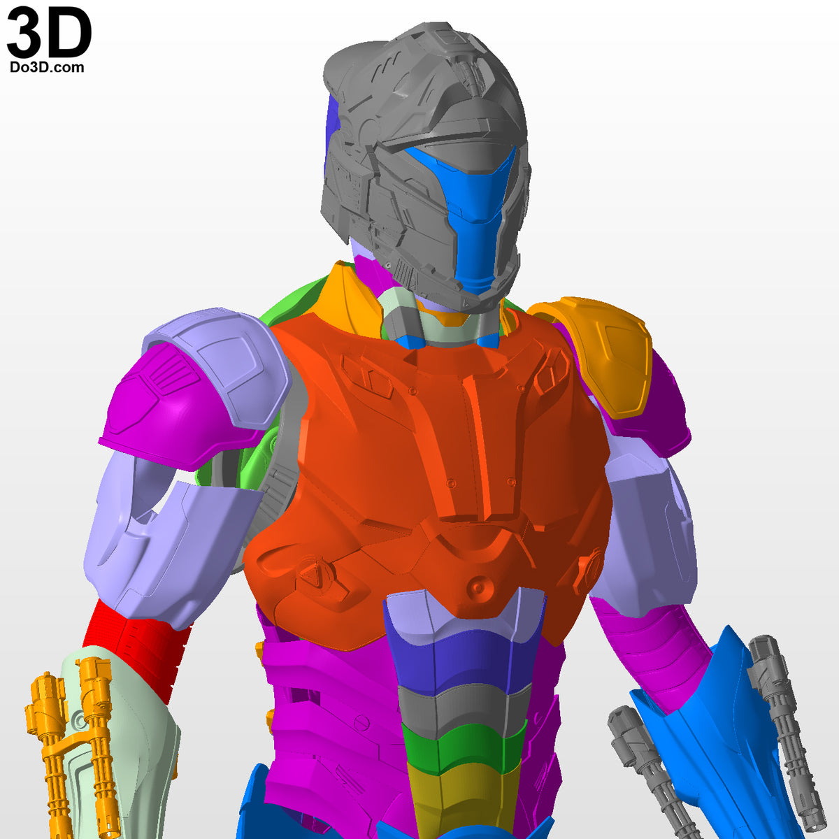 DMK-1 Armor Robot Suit Design Concept | 3D Printable Model STL File DMK1 #2972