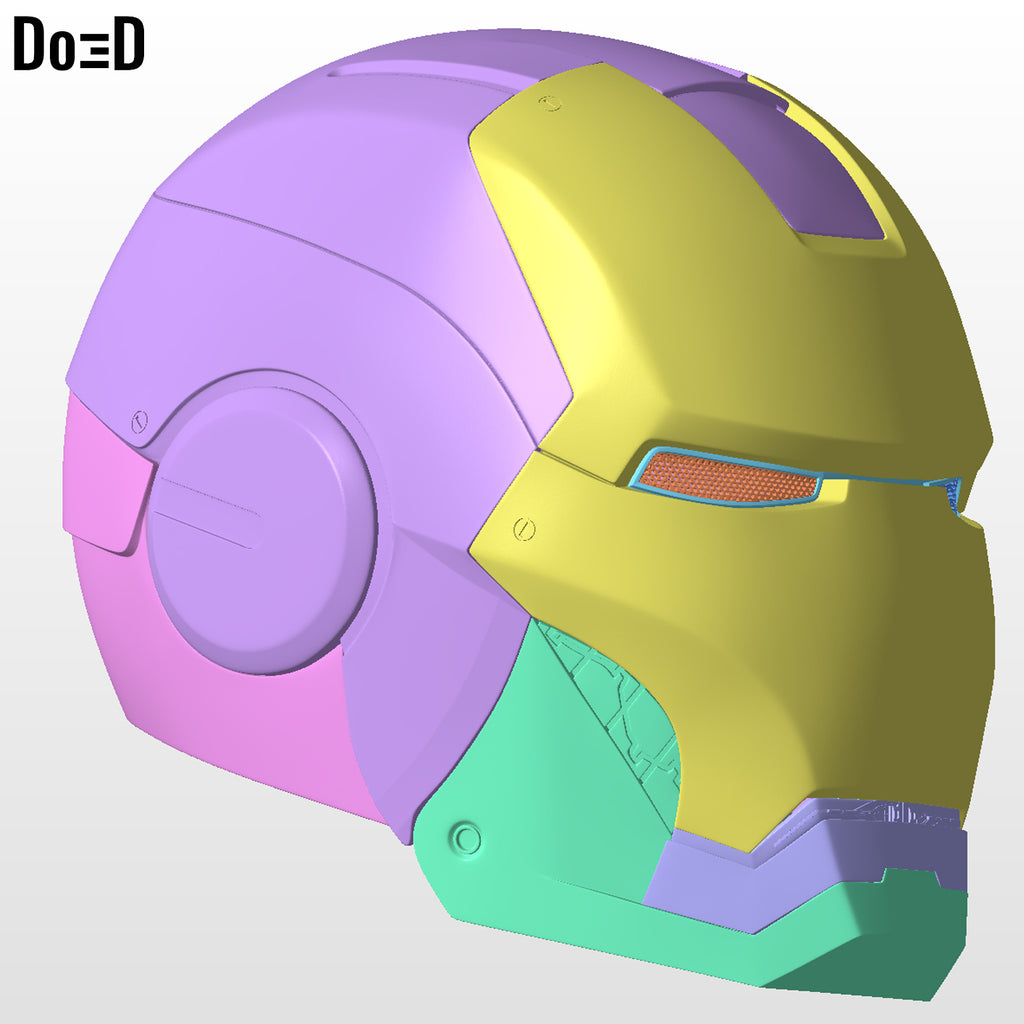 Iron Man Mark IV MK 4 Armor Suit + Inner Chest Details 3D Printable Model #GV4