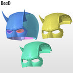 Bucket Version Elektra Daredevil Born Again Female Helmet | 3D Print File #BE