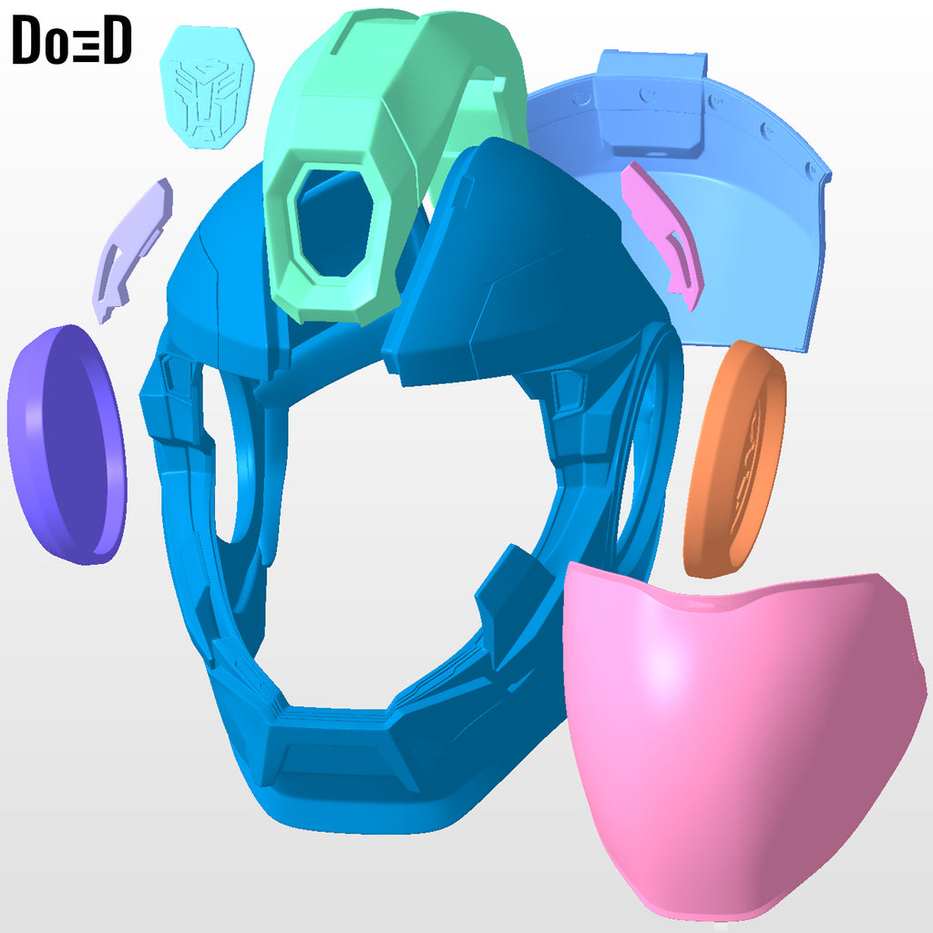 Transformers 2023 Human Helmet Noah Diaz | 3D Printable Model STL #N36