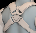 Captain America Endgame Back BUCKLE Only | 3D Model Project #N41