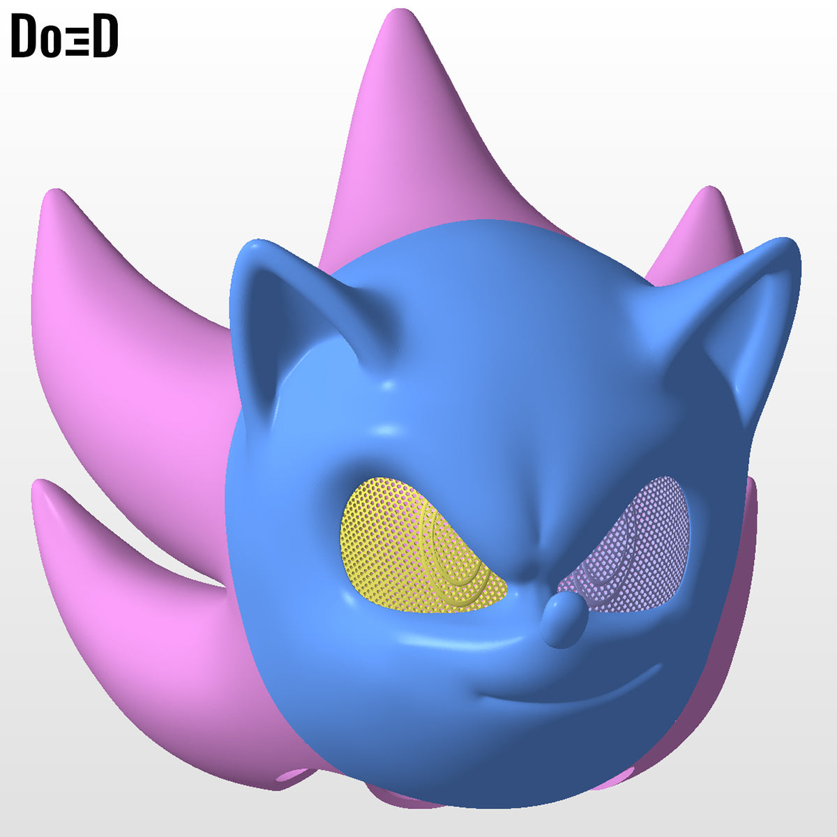 Sonic 3 Variant Helmet 3D Model STL File #SV392