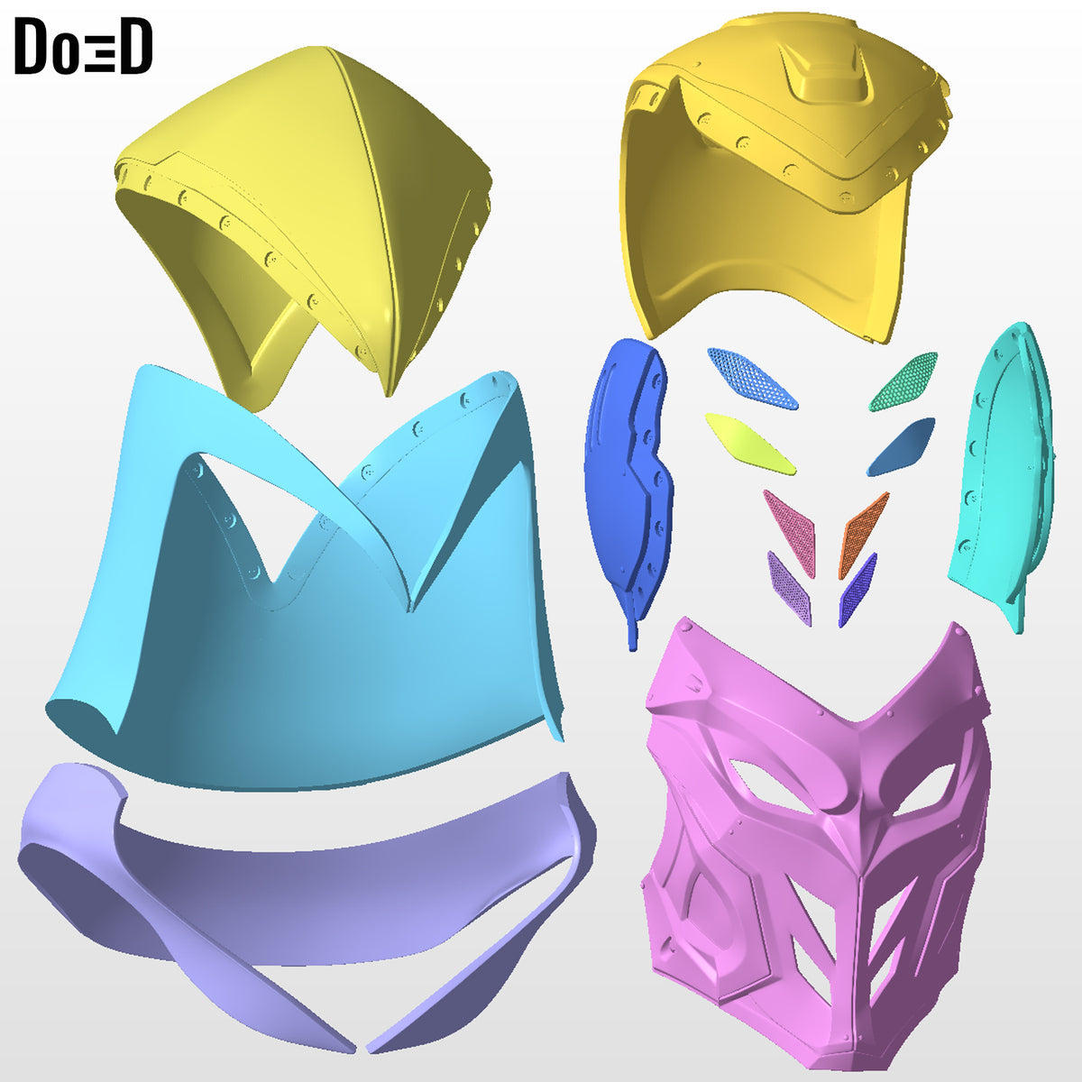Moon Knight 2099 Rivals Helmet | 3D Printable Model #MR99