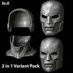 Variant Doctor Doom 2 in 1 Pack 3D Printable Model Print File STL #VDP484