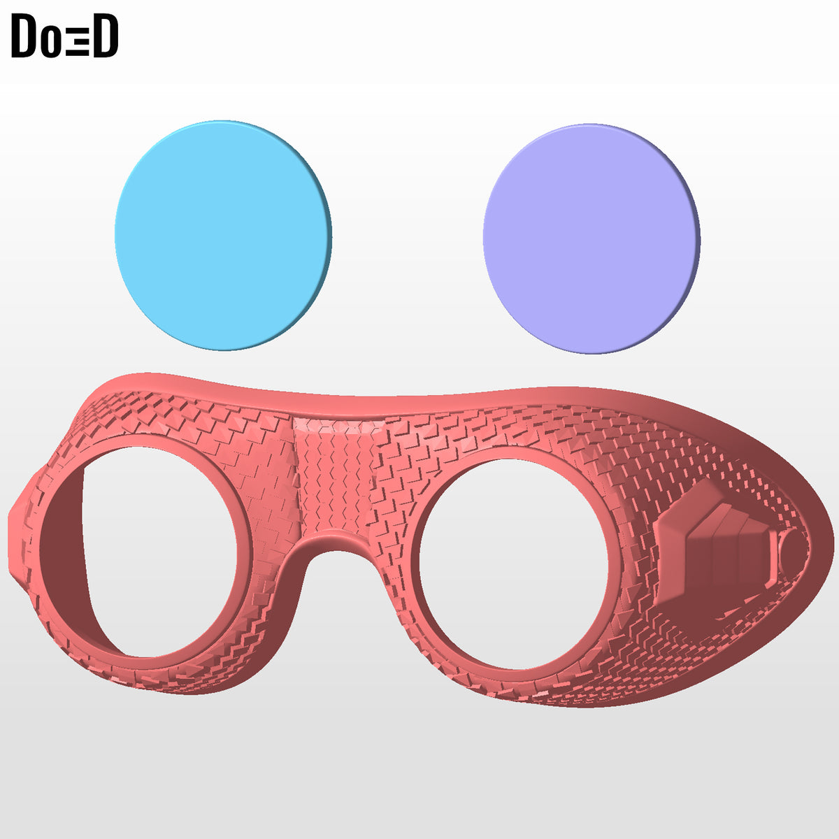 Robotnik Doctor Eggman Goggles Glasses | 3D Printable Model #RG25