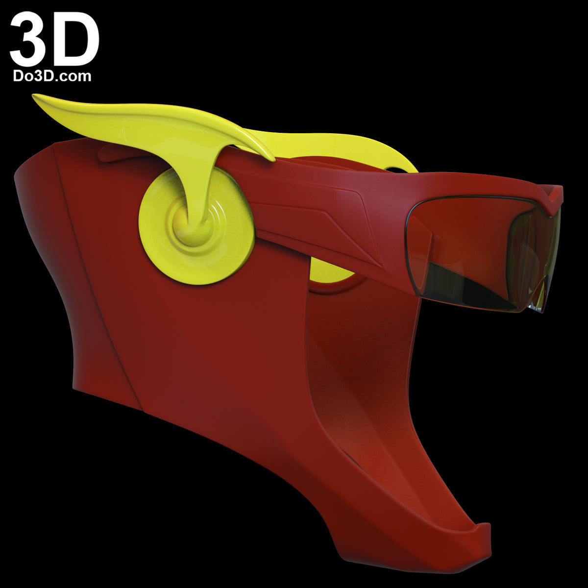 Flash Impulse Jordan Fisher Head Gears & Goggles | 3D Printable Model STL #TF25