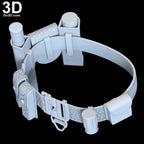 The Batman Lower Body, Leg Armors, Holster Utility Belt 3D Printable Model #TB68