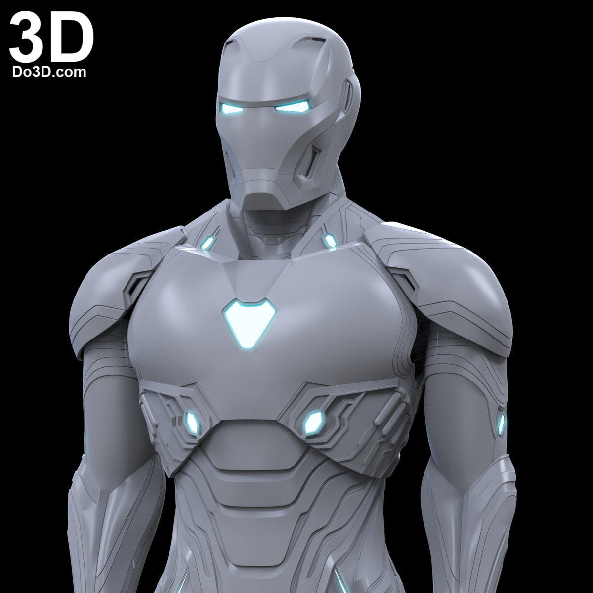 Iron Man Mark L  Armor  MK 50 with weapons | 3D Model Project #4373