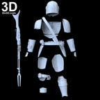 Mandalorian Original Base Armor Set | 3D Model Project #6202