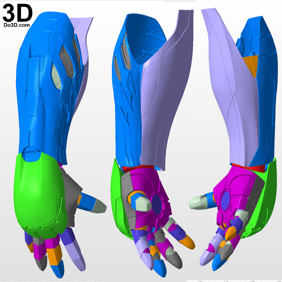 Iron Man Mark XLV MK 45 Gauntlet  | 3D Printable Model #G415