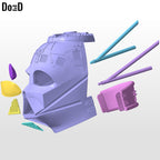Classic Darth Vader Star Wars Helmet w/ Dome + Neck Strap|3D Model Project #6705