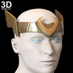 Kid Loki 2021 Crown Head Piece 3D Printable Model STL File #KD11