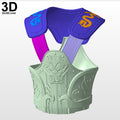 The Dragon's Shadow Destiny 2 Exotic Hunter Chest Armor, 3D Project #4328