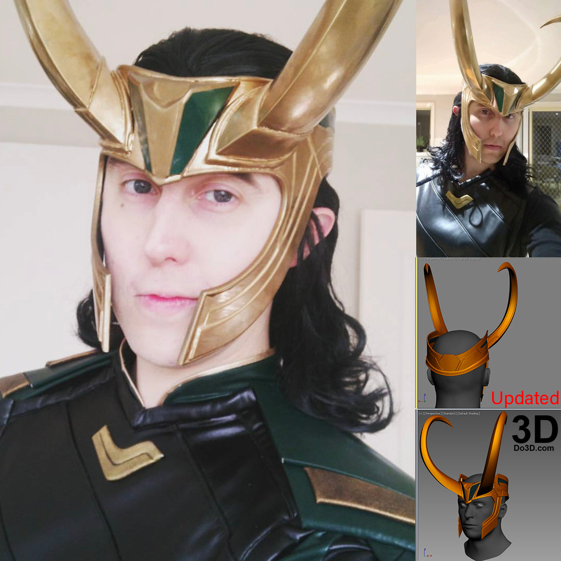 Loki New Helmet Crown Thor Ragnarok Version | 3D Model Project #2415